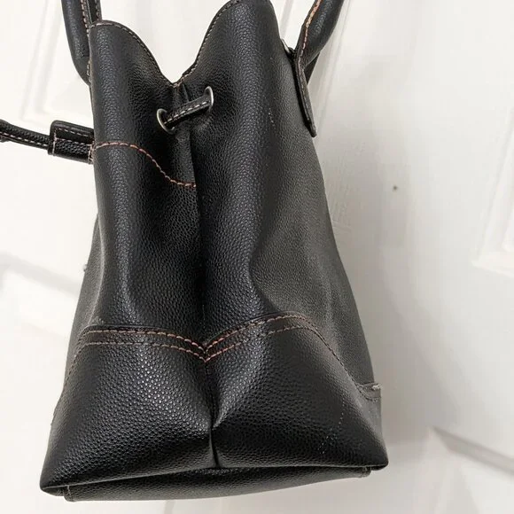 TOMMY HILFIGER Women's Handbag Shoulder Bag Small Satchel Black
